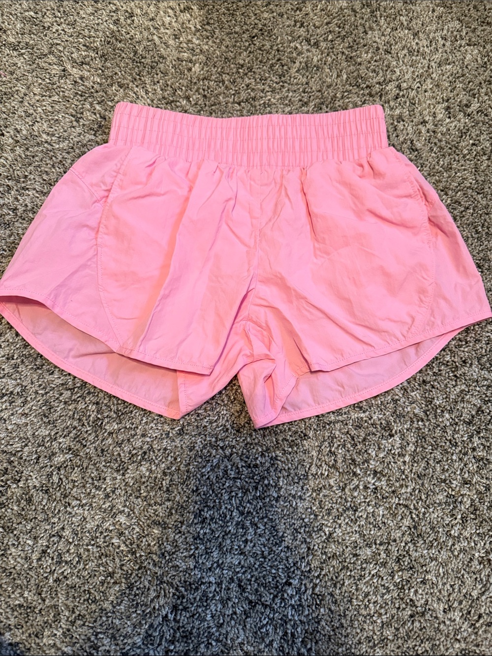 all in motion Light Pink Athletic Running Shorts with Elastic Waist